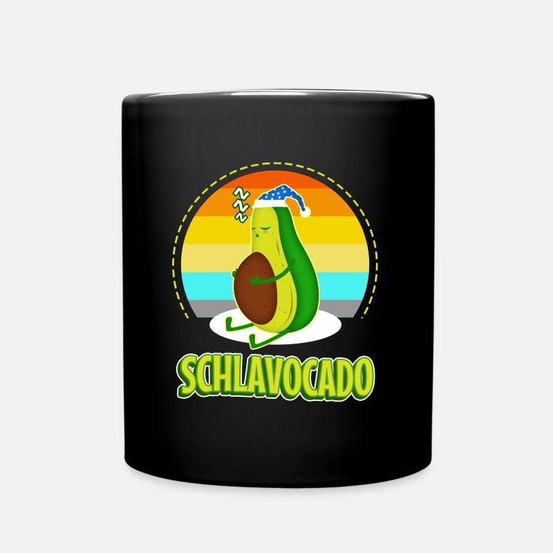 Schlavocado - Tasse einfarbig - Schwarz