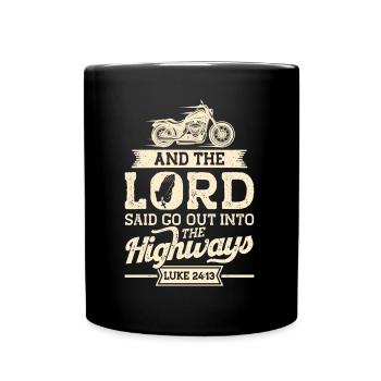 Christian Chopper Faith Gift - Full Colour Mug - black - Front