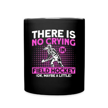 Feldhockey Spieler Mannschaftssport Hallen Feldhoc - Tasse einfarbig - Schwarz - Vorne