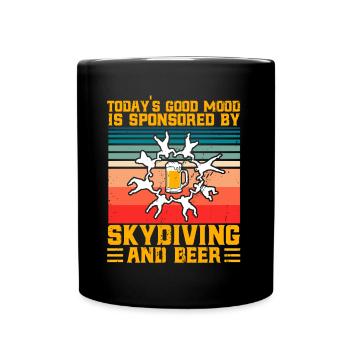 Skydive Skydiver Skydiving Gift - Full Colour Mug - black - Front
