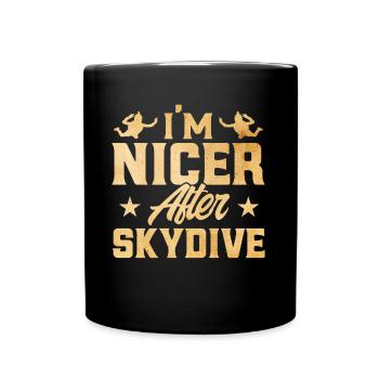 Bodyflying Skydive Skydiving Gift - Full Colour Mug - black - Front