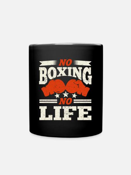 Boxer Quote No Boxing No Life Boxing Gloves Gifts - Tasse einfarbig - Schwarz