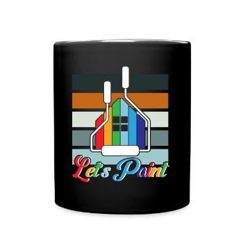 Maler Gewerbetreibender Dekorateur Geschenk - Tasse einfarbig - Schwarz - Vorne