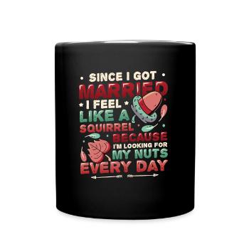 Armer Ehemann - Tasse einfarbig - Schwarz - Vorne