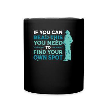 If you can read this - Full Colour Mug - black - Front