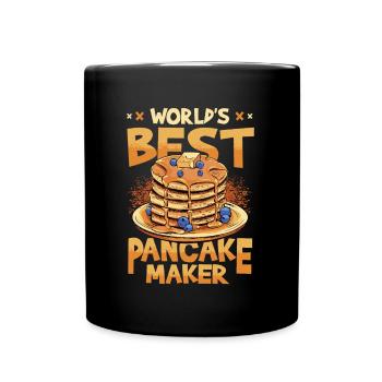 Der Beste Pfannkuchenmacher Der Welt - Tasse einfarbig - Schwarz - Vorne