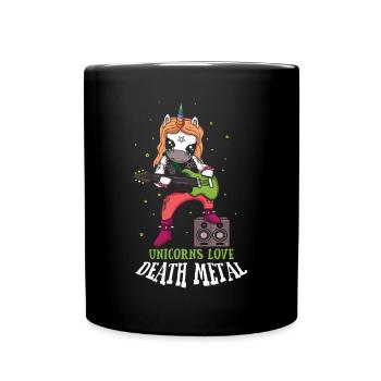 Licorne satanique Amour Metal Musique Heavy Rock - Mug uni - noir - Devant