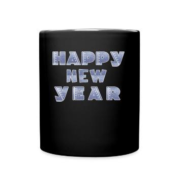 Happy New Year 2023 Hello 2023 New Year - Full Colour Mug - black - Front