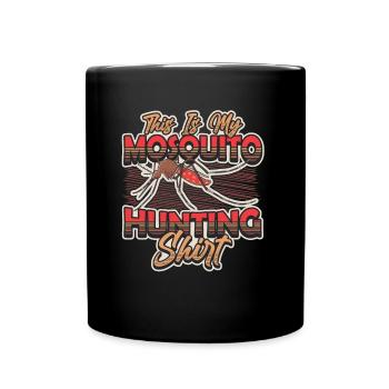 C’est ma chasse aux moustiques. - Mug uni - noir - Devant