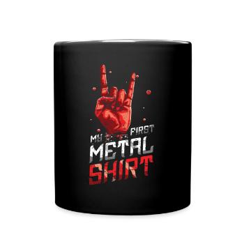 Metal Kid Rock Sign Rock Hand First Metal - Tasse einfarbig - Schwarz - Vorne