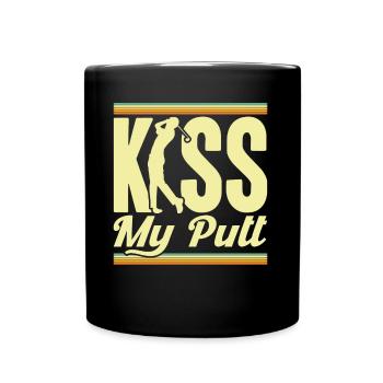 Terrain de golf Golf Play Cadeau - Mug uni - noir - Devant