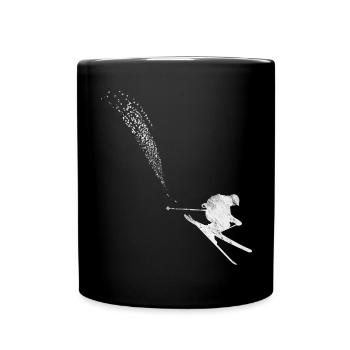 Ski - (17) - Mug uni - noir - Devant