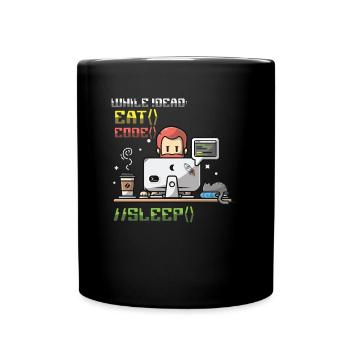 Programmeur,Programmeur informatique,Blague - Mug uni - noir - Devant