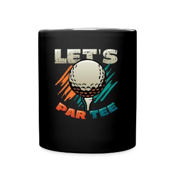Laisse Par Tee Golfer Funny Golf Club - Mug uni - noir - Devant