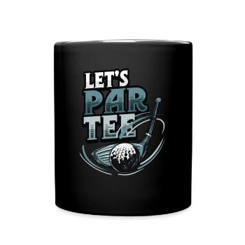 Laisse Par Tee Golfer Funny Golf Club - Mug uni - noir - Devant