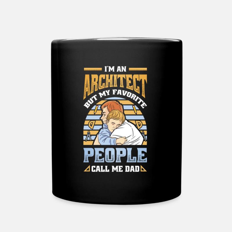 Ich Bin Ein Architekt - Tasse einfarbig - Schwarz