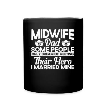 Doula Obstétricien Cadeau - Mug uni - noir - Devant