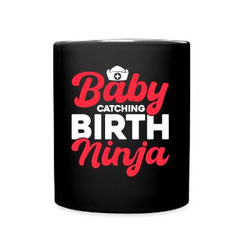 Obstétricien sage-femme LD Work Gift - Mug uni - noir - Devant