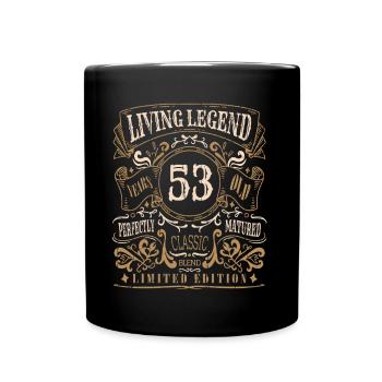 Retro Vintage Birth Whisky Age 53 ans - Mug uni - noir - Devant