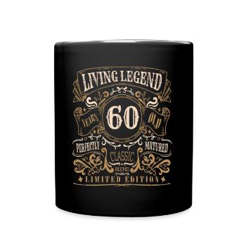 Rétro Vintage Naissance Whisky Age 60 ans - Mug uni - noir - Devant