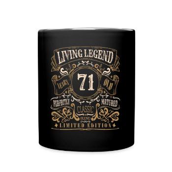 Retro Vintage Birth Whisky Age 71 ans - Mug uni - noir - Devant
