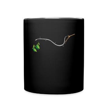 Flying snake Sliding snake Chrysopelea - Full Colour Mug - black - Front