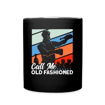 Cocktailbar Kellner Mixologe Geschenk - Tasse einfarbig - Schwarz - Vorne