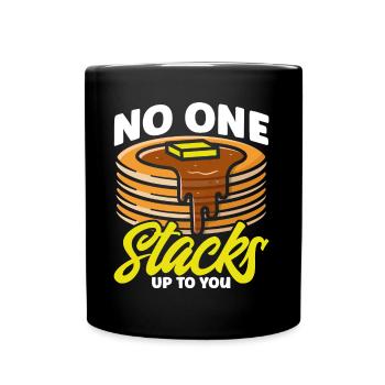 Pancakes Day Breakfast Pancakes Pancakes Pancakes - Full Colour Mug - black - Front