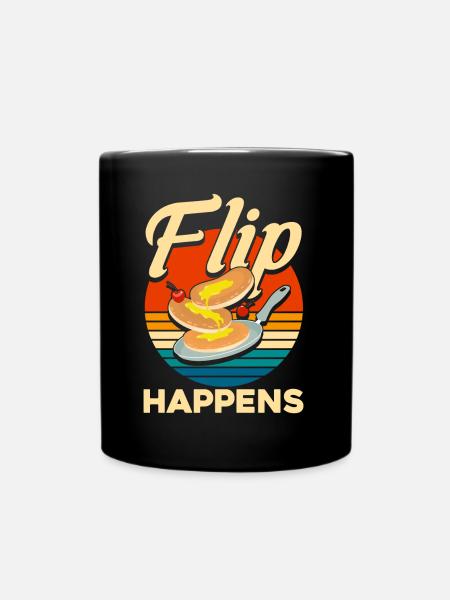 Pancakes Lovers Pancakes Day Pancakes - Full Colour Mug - black