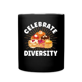 Breakfast Pancakes Pancakes Lover Fluffi - Full Colour Mug - black - Front