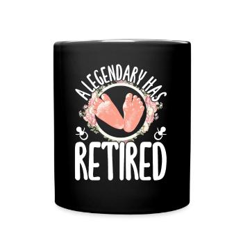 Doula Hebamme Geburtshelferin Geschenk - Tasse einfarbig - Schwarz - Vorne