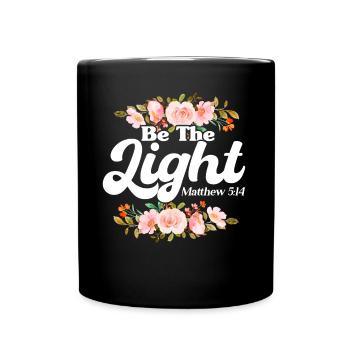 Bible Verse Inspiring Jesus God Gift - Full Colour Mug - black - Front