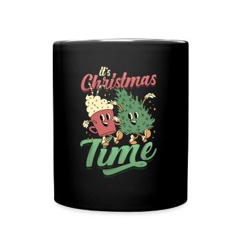 It's Christmas time - Full Colour Mug - black - Front