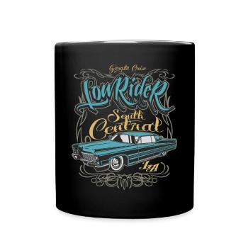 Lowrider - South Central Style - Tasse einfarbig - Schwarz - Vorne