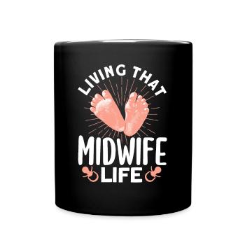 Obstétricien Obstétricien Doula Cadeau - Mug uni - noir - Devant