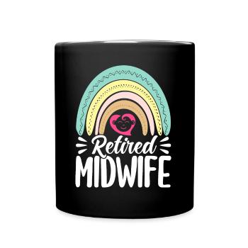 Sage-femme obstétricienne LD Work Gift - Mug uni - noir - Devant