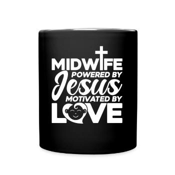 Obstétricien Sage-femme LD Travail Cadeau - Mug uni - noir - Devant