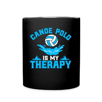 Canoe polo play Canoe polo team Canoeing Ges - Full Colour Mug - black - Front