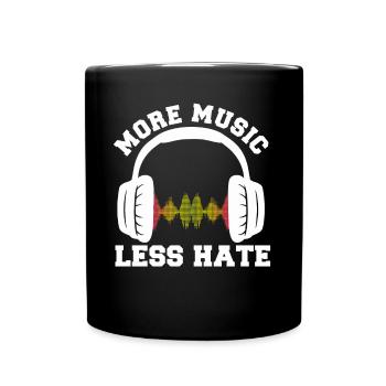 Casque Amateurs de musique Femmes Musiciennes - Mug uni - noir - Devant