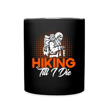 Hiking Backpacking Gift - Mug uni - noir - Devant