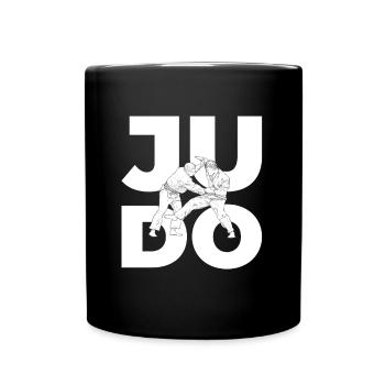 Fun Judo Sports Designs for Judo Fans - Full Colour Mug - black - Front