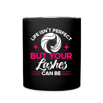 Kosmetik Kosmetiker Maskenbildner Geschenk - Tasse einfarbig - Schwarz - Vorne
