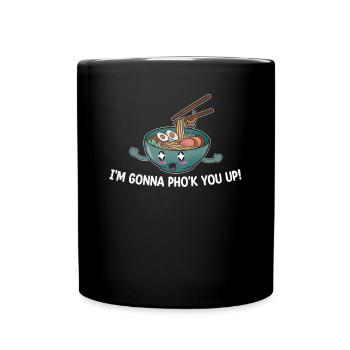 Ramen Pho Noodles Cuisine Vietnamienne Cadeau - Mug uni - noir - Devant