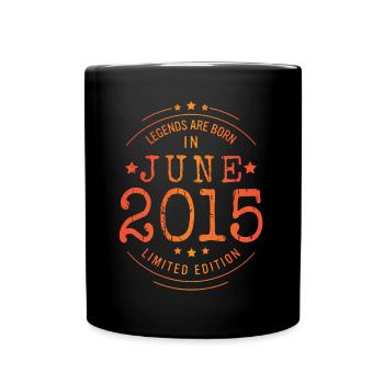 Anniversaire Juin 2015 Edition Limitée Millésime - Mug uni - noir - Devant