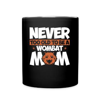 Wombats Wombat Beuteltier Geschenk - Tasse einfarbig - Schwarz - Vorne