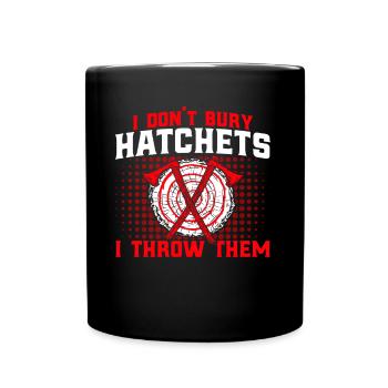 Axe Throwing Axe Throwing Competitions Axe Throwing Ges - Full Colour Mug - black - Front