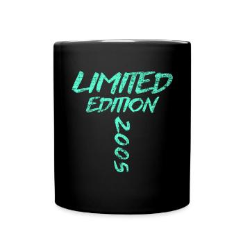 Limited Edition 2005 18. Geburtstag Geschenk - Tasse einfarbig - Schwarz - Vorne