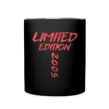 Limited Edition 2005 18. Geburtstag Geschenk - Tasse einfarbig - Schwarz - Vorne