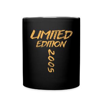 Limited Edition 2005 18. Geburtstag Geschenk - Tasse einfarbig - Schwarz - Vorne