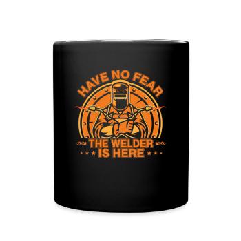 Ayez peur que le soudeur soit ici Idée cadeau des soudeurs - Mug uni - noir - Devant